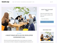 Tablet Screenshot of kennethlange.com